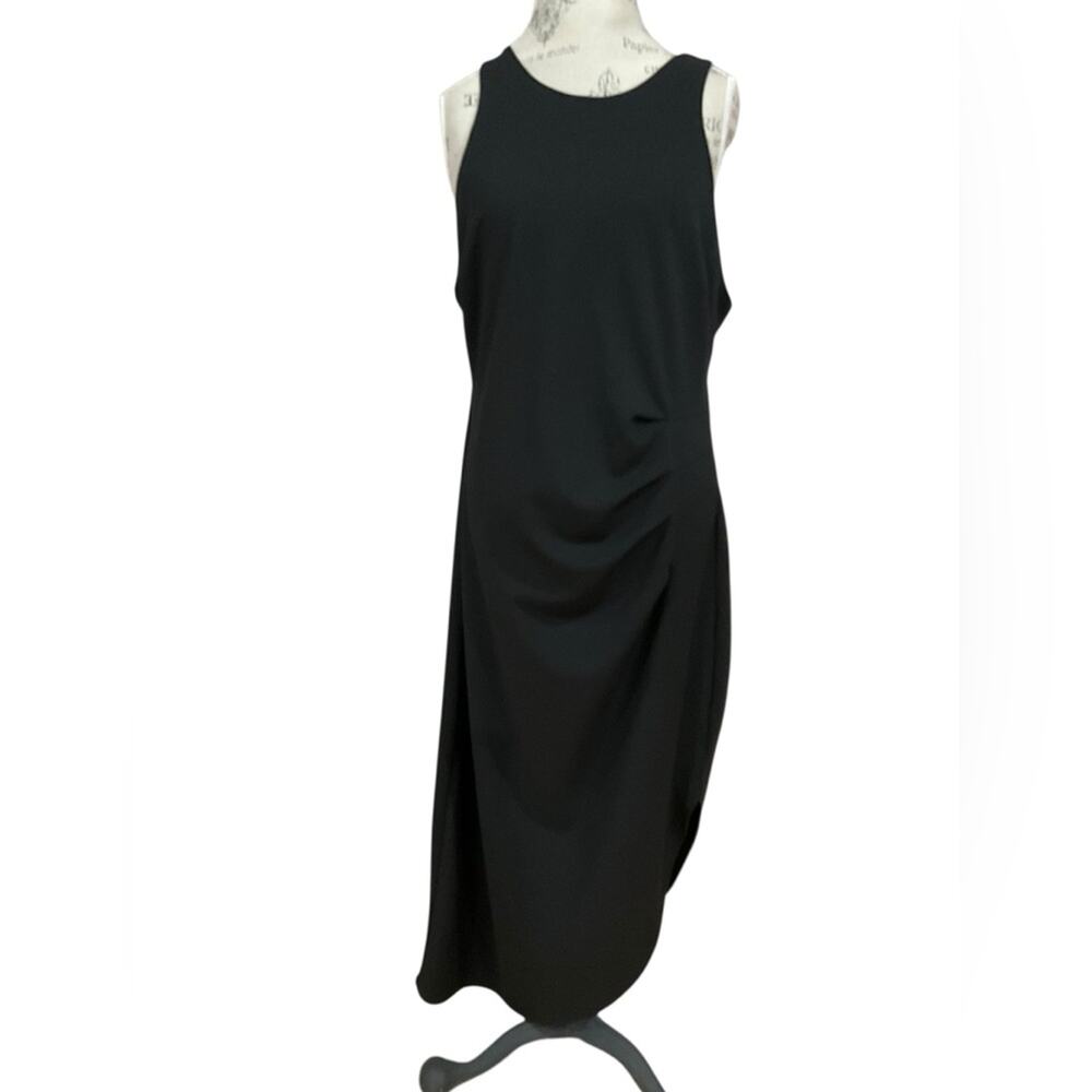 Premier Amour Women’s Midi Dress Black Size 16 NWT